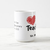 School Geest Liefde Mijn Leraar Koffiemok (Center)