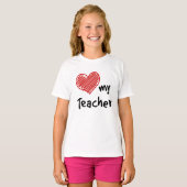 School Geest Liefde Mijn Leraar T-shirt (Voorkant volledig)