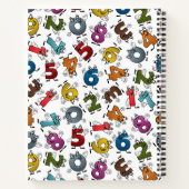 School Gepersonaliseerd naam en onderwerp spiraalv Notitieboek (Achterkant)