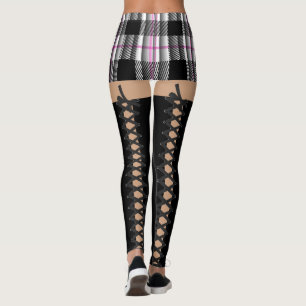 School Girl Costume Leggings