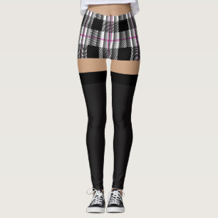 School Girl Costume (Socks) Leggings