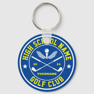School Golf Club Golfing Team Personeelssport Sleutelhanger