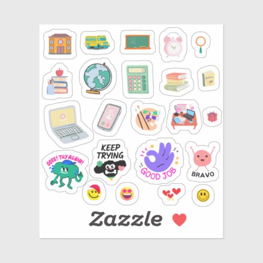 School Goodnotes stickers | Bruikbare educatie (Vel)