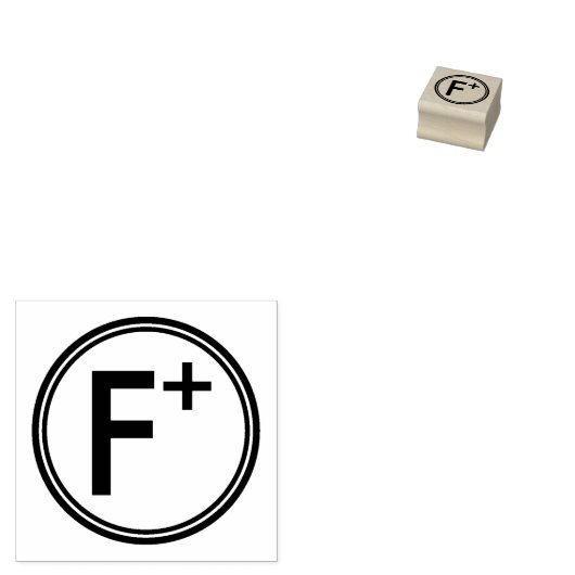 SCHOOL GRADING OF PLUS RUBBER STEMP RUBBERSTEMPEL (Gestempeld)