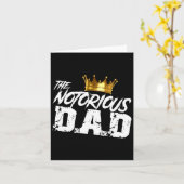 School Grappige Hip Hop Vaders Dag Notorious Papa Kaart (Gele Bloem)