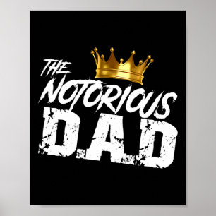 School Grappige Hip Hop Vaders Dag Notorious Papa Poster