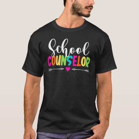 School Guidance Counselor Appreciation Back To Sch T-shirt (Voorkant)