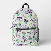 School Gym Ice White Grappige Paddenstoelen Custom Bedrukte Rugzak (Voorkant)