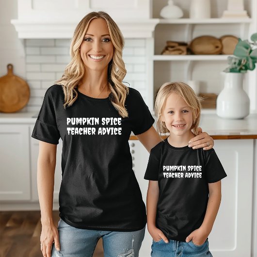School Halloween humor lerarenadvies typografie T-shirt