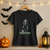 School Halloween T-shirt; Ghoul Girl Haunted Schoo T-shirt