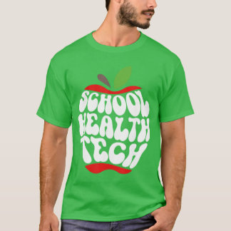 School Health Tech Student Wellness Gezondheidstec T-shirt