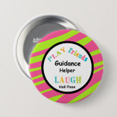 School Helper Hall Pass Button (Voorkant /achterkant)