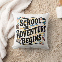 School Het avontuur begint grappig citaat