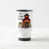 School House 1st Grade Teacher T-shirts en cadeaut Reisbeker (Center)