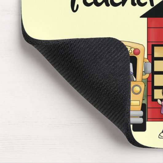 School House 4th Grade Teacher Tshirts en Gifts Muismat (Hoek)