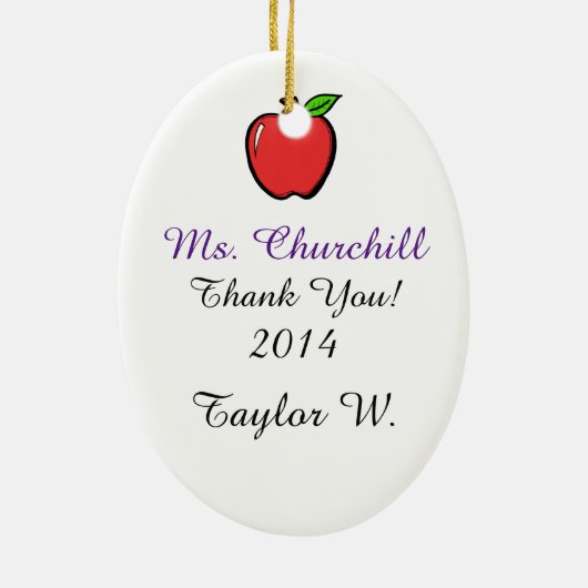 School House - SRF Keramisch Ornament (Achterkant)