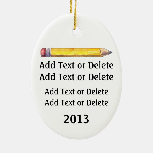 School House - SRF Keramisch Ornament (Achterkant)