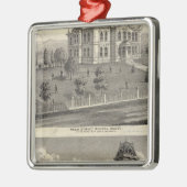 School houses, San Jose Metalen Ornament (Links)