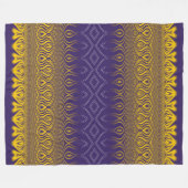 School hype-Williams College Fleece Deken (Voorkant (Horizontaal))