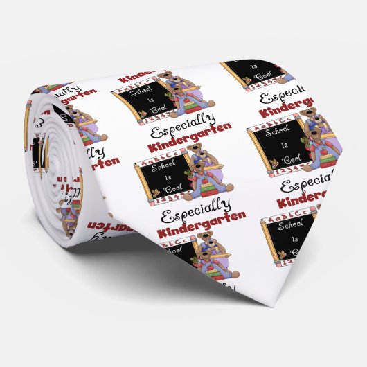 School in Cool, vooral Kindergarten Stropdas (Opgerold)