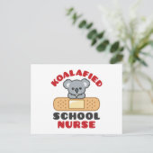 School in Koala Koalafied Briefkaart (Staand voorkant)