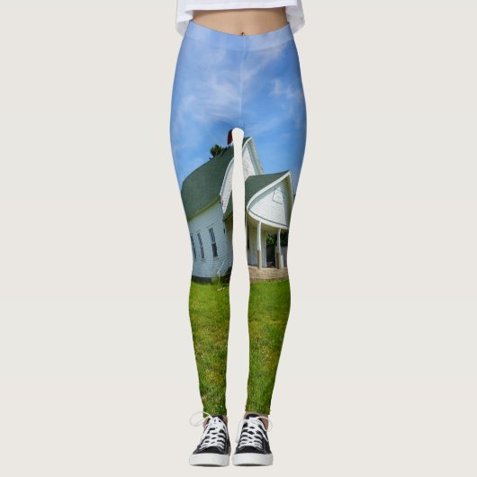 School in Locust Prairie Leggings (Voorkant)