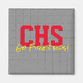 School INITIALEN Sport Team NAAM Fan Fun Magneet (Voorkant)