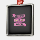 School Is Back Metalen Ornament (Links)