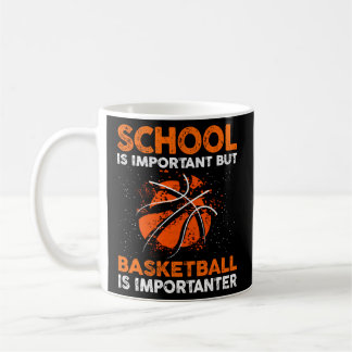 School is belangrijk, maar Basketball is belangrij Koffiemok