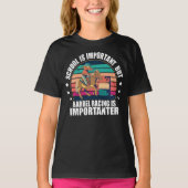 School is belangrijk, maar brandoping is belangrij t-shirt (Voorkant)