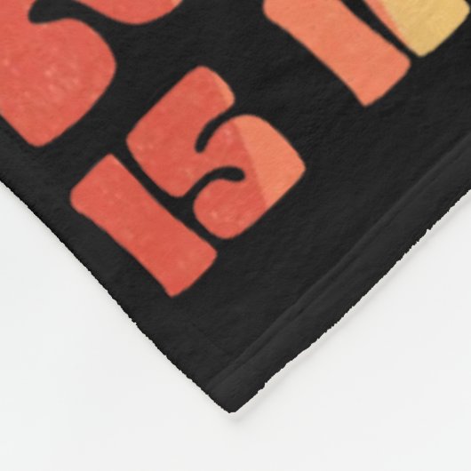 School is belangrijk, maar echt racen is belangrij fleece deken (Hoek)