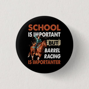 School is belangrijk, maar het beste vat racen is ronde button 3,2 cm