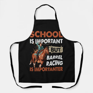 School is belangrijk, maar het beste vat racen is  schort