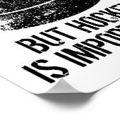 School is belangrijk, maar Hockey is belangrijk 3 Poster (Hoek)