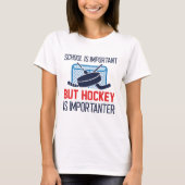 School is belangrijk, maar Hockey is belangrijk T-shirt (Voorkant)