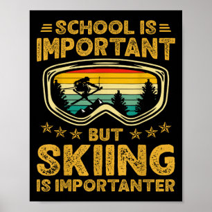 School is belangrijk, maar kiën is belangrijk voor poster