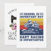 School is belangrijk, maar kunst racisme is belang kaart (Voorkant / Achterkant)