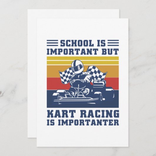 School is belangrijk, maar kunst racisme is belang kaart (Voorkant / Achterkant)