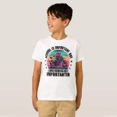 School is belangrijk, maar motocross is belangrijk t-shirt (Voorkant volledig)