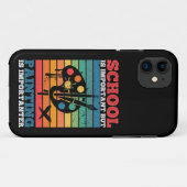 School is belangrijk, maar schilderen is belangrij Case-Mate iPhone case (Achterkant (horizontaal))