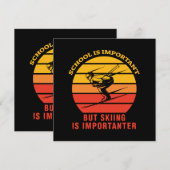 School is belangrijk, maar Skien is belangrijk (Voorkant / Achterkant)