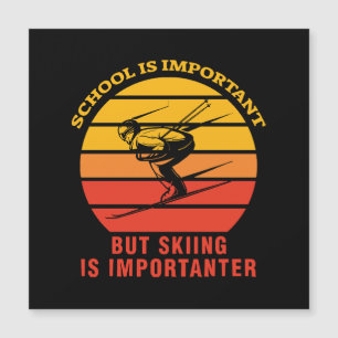 School is belangrijk maar skiën is belangrijker