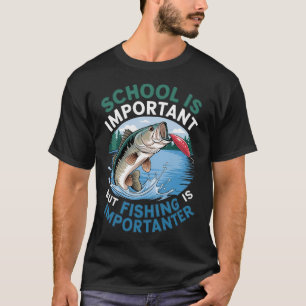 School is Belangrijk Maar Vissen is Belangrijker, T-shirt