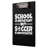 School is belangrijk, maar voetbal is belangrijk g klembord (Links)