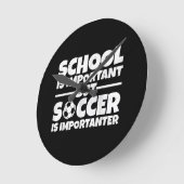 School is belangrijk, maar voetbal is belangrijk g ronde klok (Hoek)