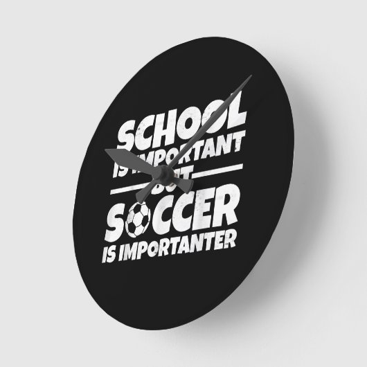 School is belangrijk, maar voetbal is belangrijk g ronde klok (Hoek)