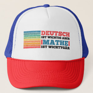School is belangrijk, maar Wiskunde is belangrijk Trucker Pet