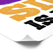 School is belangrijk, maar zingen is belangrijk perfect poster (Hoek)