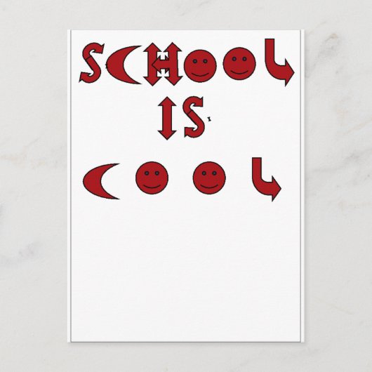 School is Briefkaart (Voorkant)