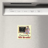 School is Cool 4e klas Tshirts en geschenken Magneet (Insitu (Vaatwasser))